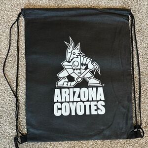 NEW Arizona Coyotes NHL Cinch Back Sack Backpack Drawstring Bag